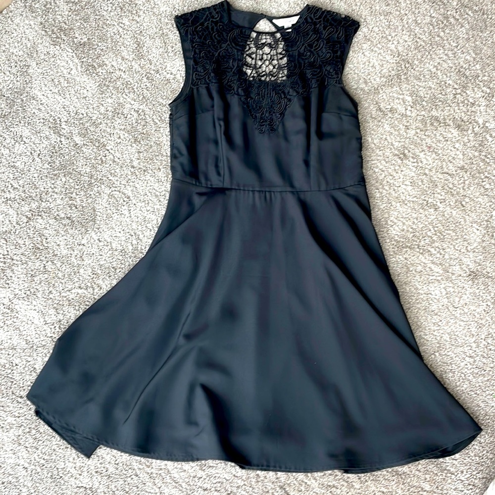 🌸2/$30 Black Lace Crochet Dress